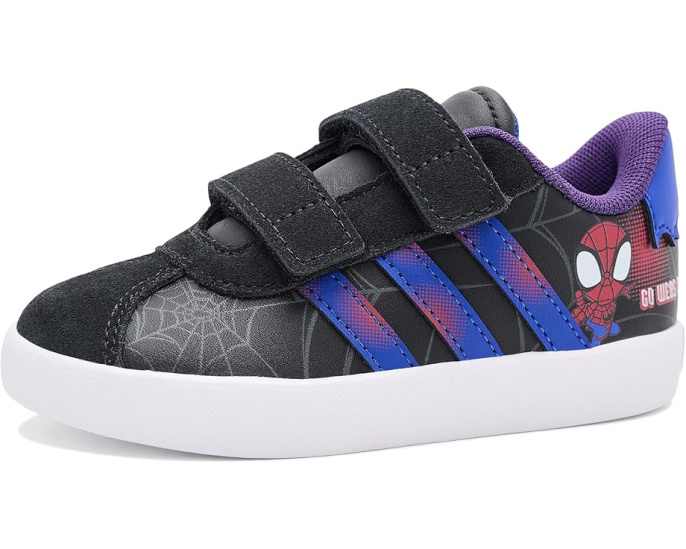 Adidas Marvel VL Court 3.0 кроссовки на липучках для детей