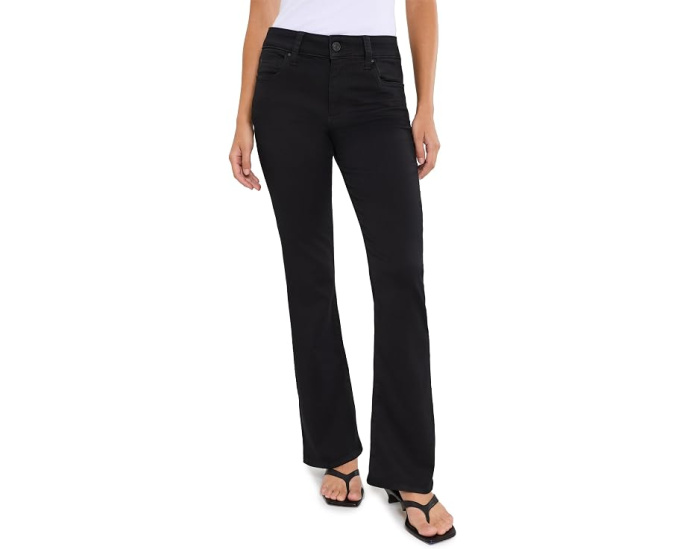 Джинсы KUT from the Kloth Petite Natalie Bootcut в черном цвете