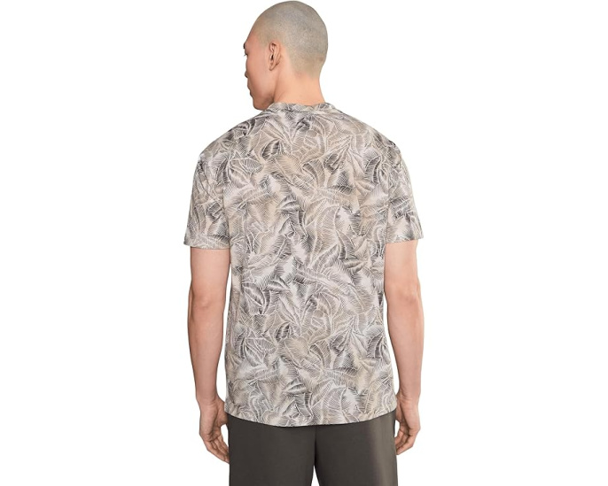 Футболка Armani Exchange с принтом Leaf Allover из хлопка