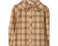Платье Burberry Kids Elodie Check с принтом в клетку