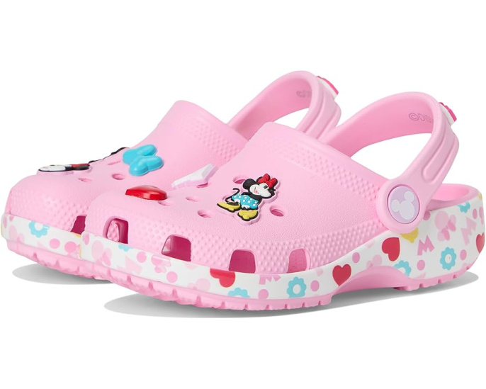Детские кроксы Crocs с героями Disney Микки и Минни Маус для малышей