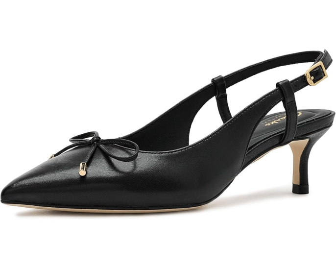 Туфли-лодочки Clarks Zarey Bow с острым носком и бантом на ремешке