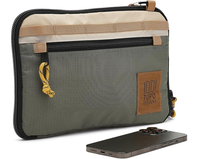 Сумка-органайзер Topo Designs All Adventure Accessory Bag из переработанного нейлона