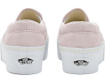 Vans Classic Slip-On Stackform для детей кеды на платформе с замшей и боковыми вставками