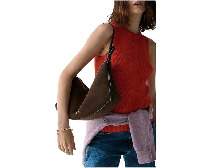 Сумка через плечо Kate Spade New York Loop из замши большого размера
