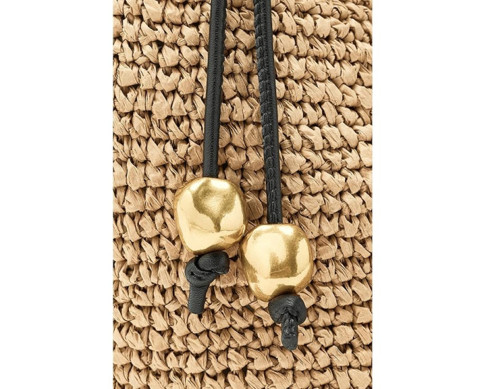 Соломенная сумка Madewell Camren с люверсами