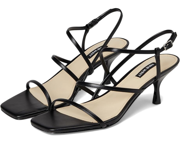 Nine West Босоножки Hindy на среднем каблуке с ремешками и квадратным мыском