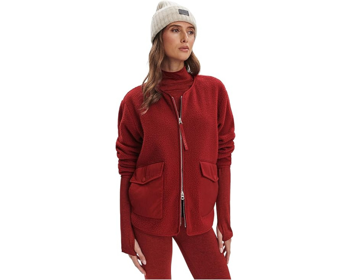 Varley флисовая куртка Marina Collarless без воротника