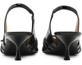 Туфли Stuart Weitzman Georgie Slingback 50 из лакированной кожи с острым носом