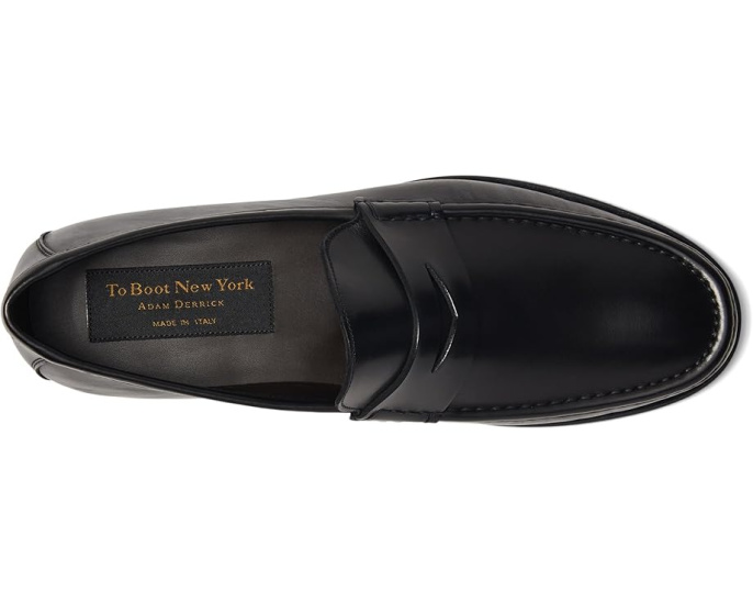 Лоферы To Boot New York Belfast из Италии с деталью penny keeper