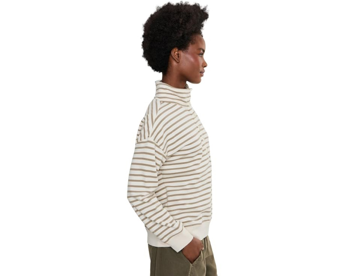 Томми Багама худи Marina Del Mar Striped с высоким воротником