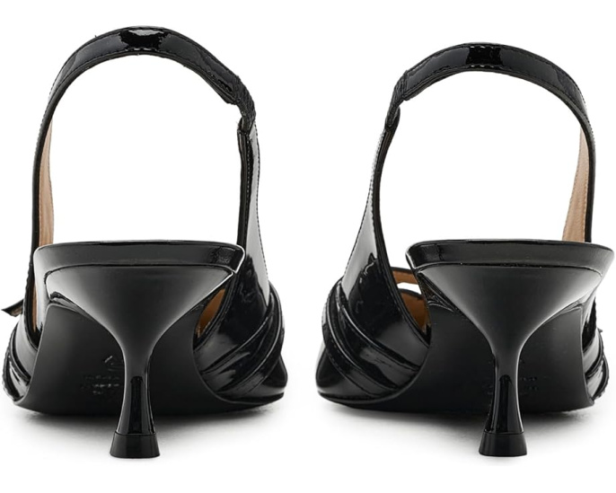 Туфли Stuart Weitzman Georgie Slingback 50 из лакированной кожи с острым носом