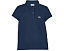 Детское поло Lacoste с воротником фестончиком Scallop Collar Polo