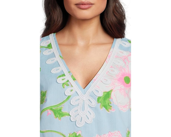 Платье-шелл Lilly Pulitzer Sidonie Stretch Shift с кружевной отделкой