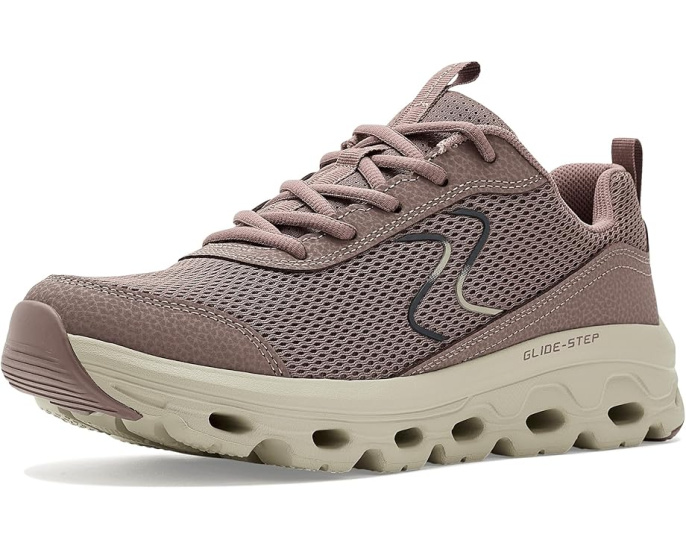 Кроссовки SKECHERS Glide Step Sole для активного отдыха с сетчатым верхом