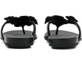 Шлепанцы FitFlop Gracie Flower Leather Flip-flops с цветочным принтом
