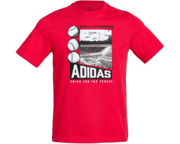 Футболка adidas Kids Baseball Poster с бейсбольным принтом для юных спортсменов