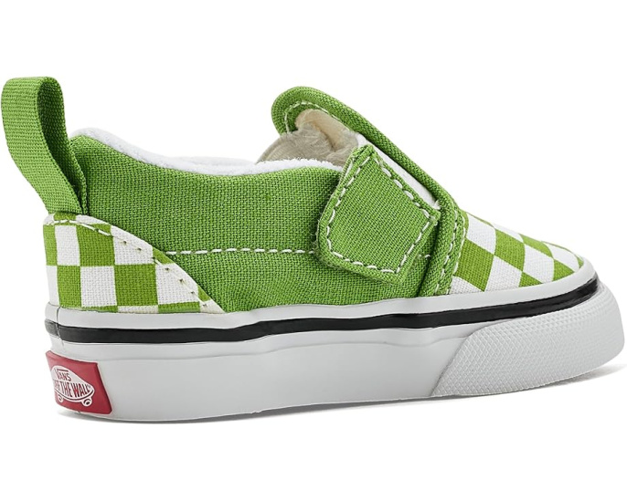 Кеды Vans Slip-On V для малышей с принтом на парусине