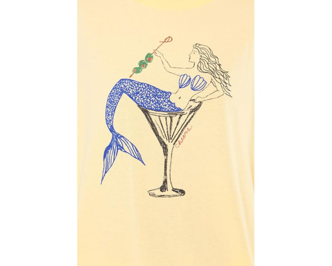 Футболка Free People Best Coast Tee с принтом