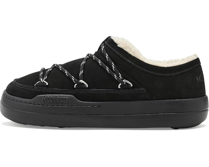 Слипоны Park Slipper с перекрестными шнурками MOON BOOT