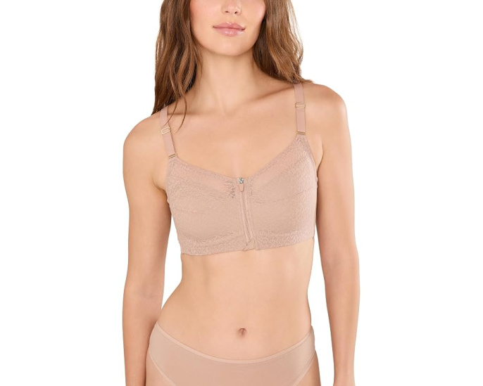 Бюстгальтер Natori Pretty Smooth Zip Front Close Pocketed Wireless