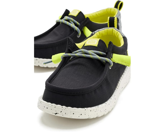 Hey Dude Kids Wally Mini Ripstop с верхом из рипстопа и технологией Flex & Fold