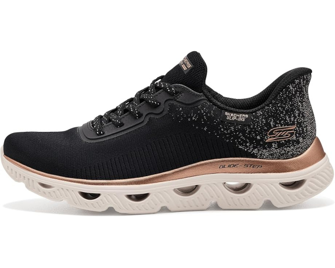 Кроссовки Arc Waves BOBS from SKECHERS с металлическим верхом