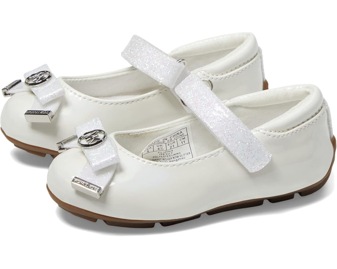 MICHAEL Michael Kors детские балетки Rover Bow Glitter с блестками для малышей
