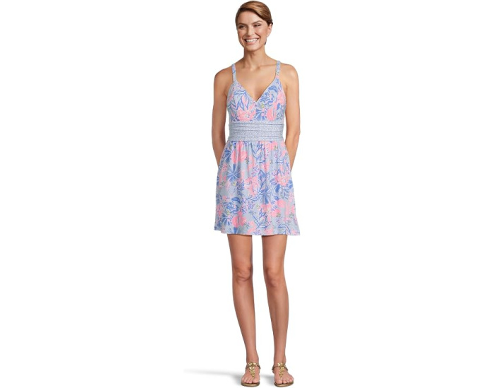Комбинезон Nemy с юбкой от Lilly Pulitzer с цветочным принтом
