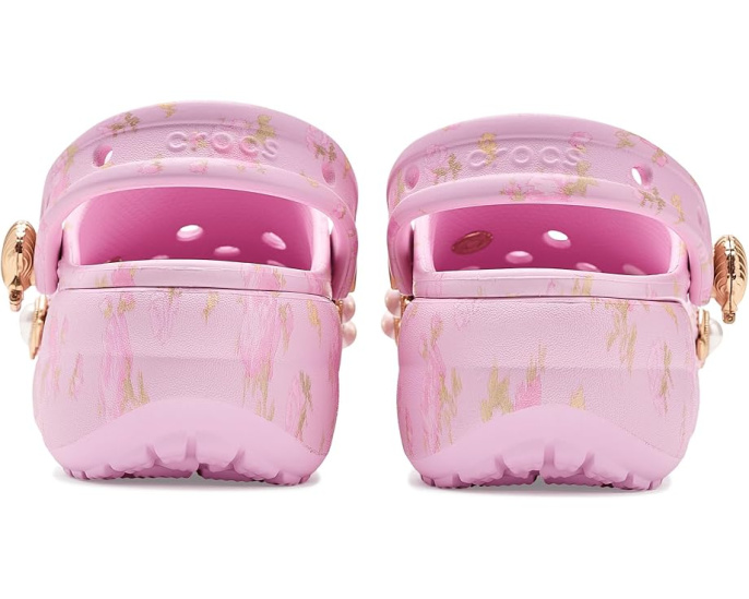 Классические платформенные клоги LoveShackFancy от Crocs с цветочным принтом