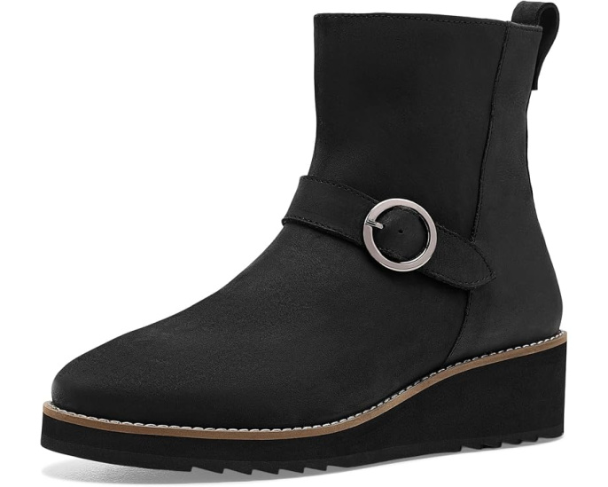 SoftWalk Westland женские кожаные ботинки на танкетке