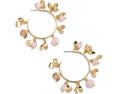 Серьги-кольца Gilded Garden от Kate Spade New York с подвесками