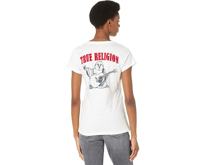 Футболка True Religion Buddha Deep V с глубоким вырезом