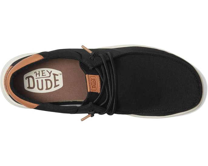 Кроссовки Hey Dude Paul Canvas с текстильным верхом и резиновой подошвой