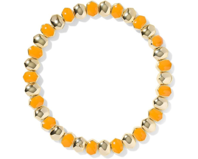 Kendra Scott браслет Daphne Enamel Stretch с эмалью и золотым покрытием
