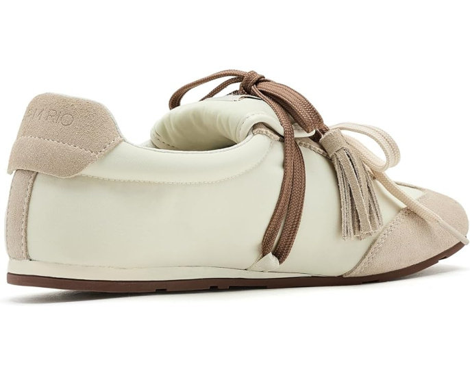 Кроссовки Farm Rio Sneakerina из кожи и замши
