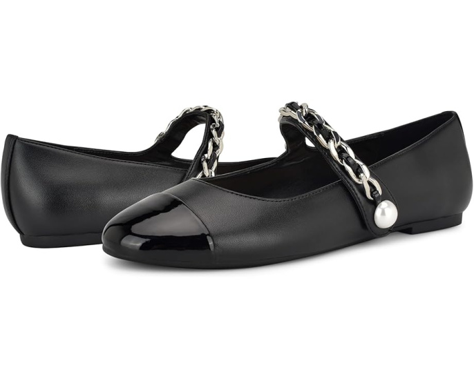 Туфли Nine West Platy с цепочкой и круглым носком