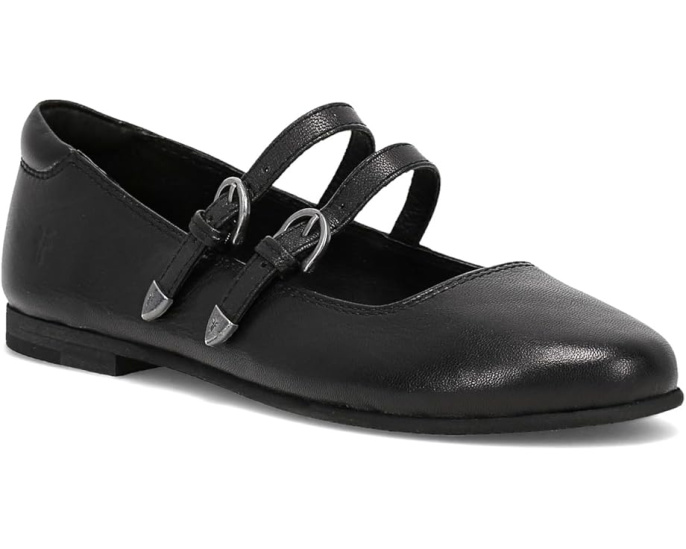 Туфли Frye Carson Multi Mary Jane с двумя ремешками и металлическим эффектом
