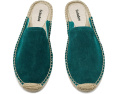 Эспадрильи мюли Suede Smoking из замши с джутовой подошвой Soludos
