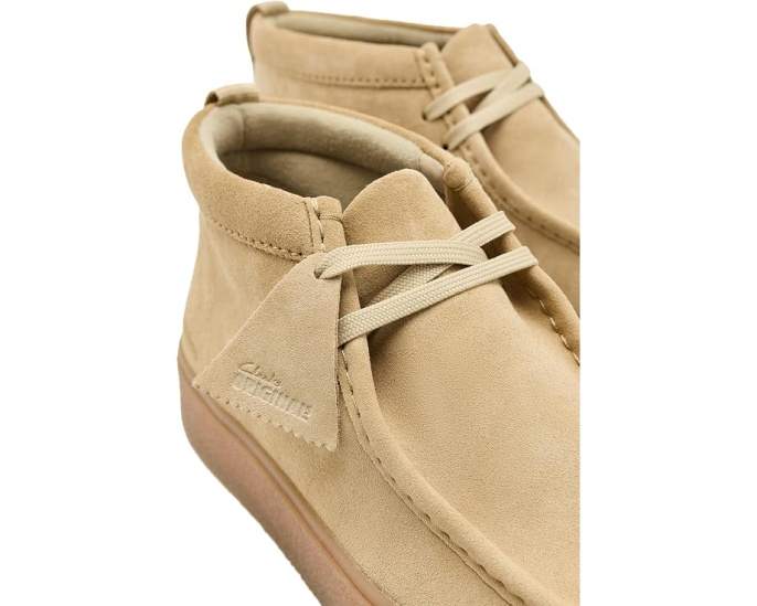Ботинки Clarks Boxbee Hi из замши на шнуровке