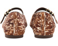 Туфли FitFlop Delicato Pony Cow из пони с ремешком