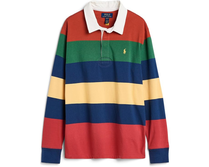Поло с полосами Polo Ralph Lauren из хлопка