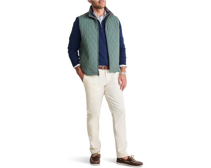 Стеганый жилет Dorset с двумя молниями от бренда Vineyard Vines