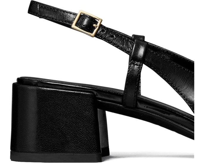 Туфли Tory Burch Cap-Toe Slingback 45mm с контрастным носком и каблуком