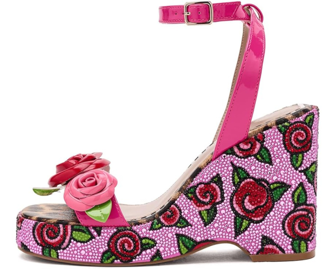 Босоножки Blue by Betsey Johnson Lizzete на платформе с цветочным принтом