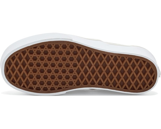 Vans Classic Slip-On Stackform для детей кеды на платформе с замшей и боковыми вставками
