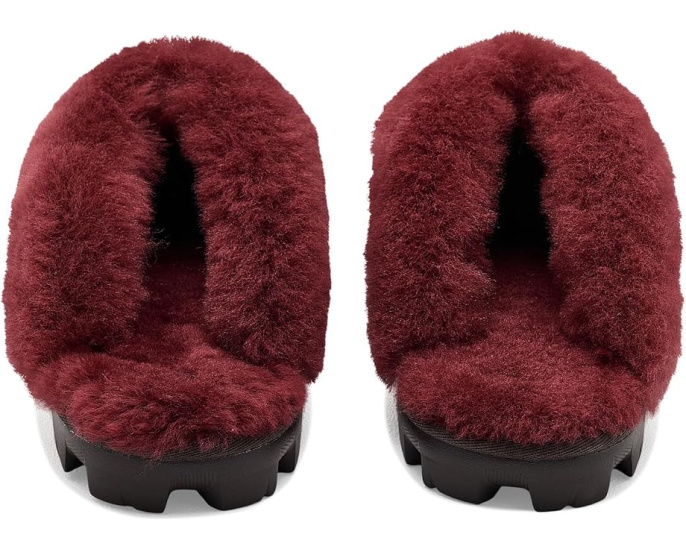 Домашние тапочки UGG Coquette Crinkle с мехом