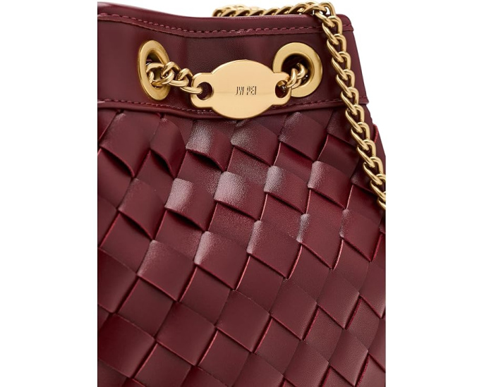 Yara Hand-Woven Bucket Bag