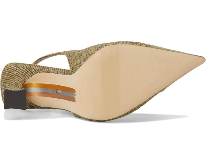Туфли Sam Edelman Odette 2 с мыском контрастного цвета и расклешенным каблуком
