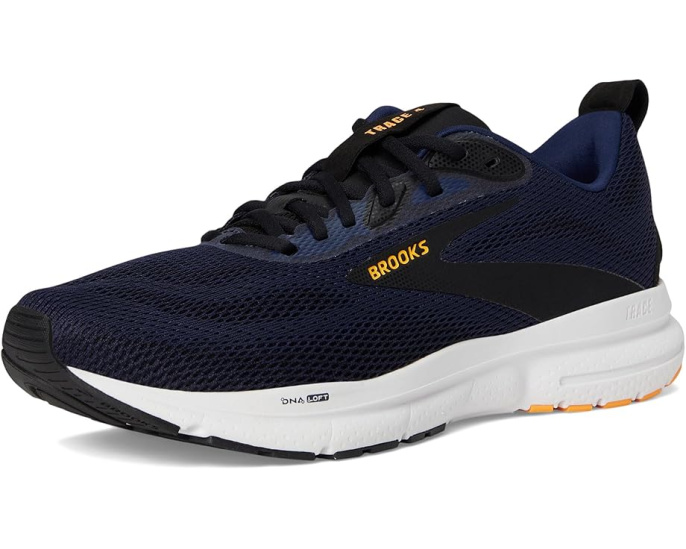 Кроссовки Brooks Trace 4 с амортизацией DNA Loft v2 и резиновой подошвой